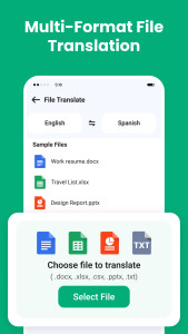اسکرین شات 5 برنامه Easy Translate - Voice & TXT