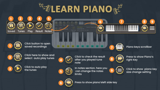 اسکرین شات برنامه Piano Master : Learn Piano 1