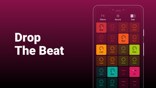 اسکرین شات برنامه Groovepad - music & beat maker 4