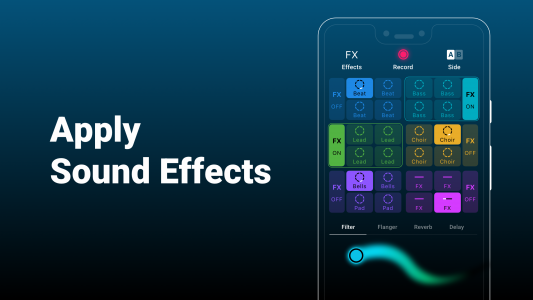 اسکرین شات برنامه Groovepad - music & beat maker 3
