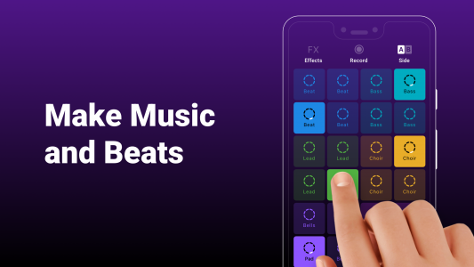 اسکرین شات برنامه Groovepad - music & beat maker 1