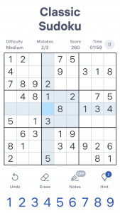 اسکرین شات بازی Sudoku.com - Classic Sudoku 1