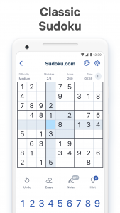 اسکرین شات بازی Sudoku.com - classic sudoku 1