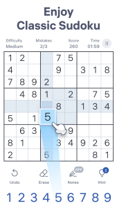 اسکرین شات 1 بازی Sudoku.com - Classic Sudoku