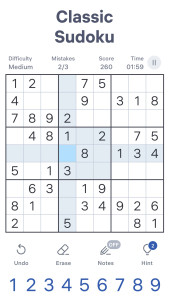 اسکرین شات 1 بازی Sudoku.com - Classic Sudoku