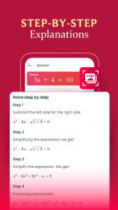 اسکرین شات 6 برنامه Easy Math: AI Homework Helper