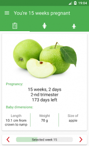 اسکرین شات برنامه Pregnancy Week By Week 1