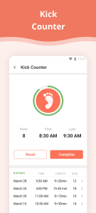 اسکرین شات برنامه Pregnancy App 3