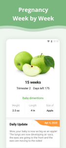 اسکرین شات 1 برنامه Pregnancy App