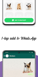 اسکرین شات برنامه EasySticker - Sticker maker for WhatsApp ✂️ 3