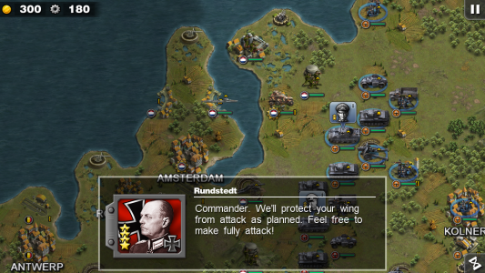 اسکرین شات 1 بازی Glory of Generals -World War 2