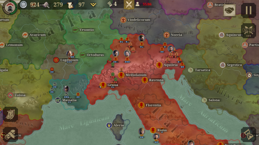 اسکرین شات بازی Great Conqueror: Rome War Game 1