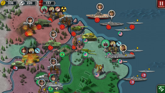 اسکرین شات بازی World Conqueror 3-WW2 Strategy 1