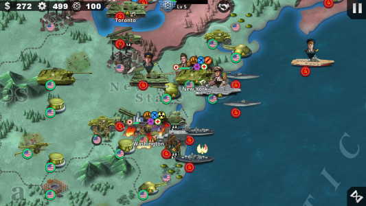 اسکرین شات بازی World Conqueror 4-WW2 Strategy 4