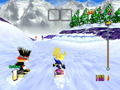 اسکرین شات بازی مسابقات اسکی برف کوچولوها 1