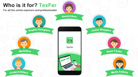 اسکرین شات برنامه TexFer: Free Text Transfer Between Mobile Desktop 4