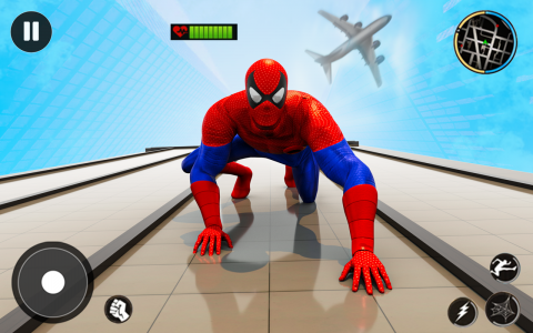 اسکرین شات برنامه Spider Rope Hero- Spider Games 1