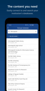 اسکرین شات 2 برنامه EBSCO Mobile