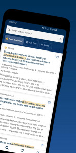 اسکرین شات برنامه EBSCO Mobile: Discover articles, eBooks, and more. 2
