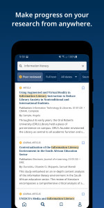 اسکرین شات 1 برنامه EBSCO Mobile