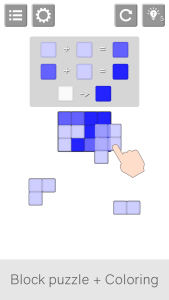 اسکرین شات 1 بازی Block + Coloring Puzzle
