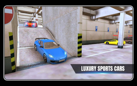 اسکرین شات بازی Sports Car Parking 3D & Luxury Car Driving Test 1