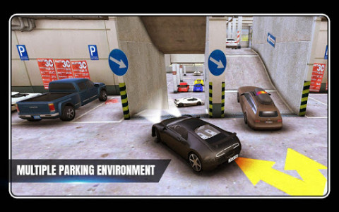 اسکرین شات بازی Sports Car Parking 3D & Luxury Car Driving Test 2