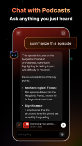 اسکرین شات 4 برنامه CastFox - AI Podcast Agent