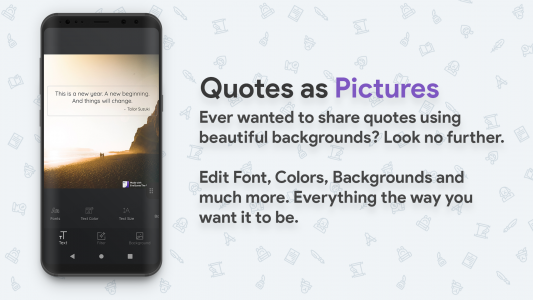 اسکرین شات برنامه EveQuote - The Quote App 3