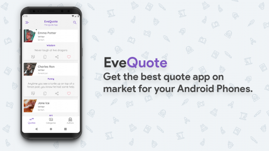 اسکرین شات برنامه EveQuote - The Quote App 2