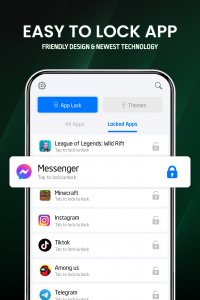 اسکرین شات برنامه App lock - Fingerprint lock 3