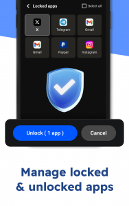 اسکرین شات برنامه App Lock - Fingerprint Applock 6