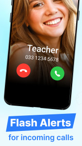اسکرین شات 4 برنامه Flashlight app - Flash Alert