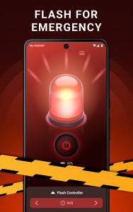 اسکرین شات 4 برنامه Flashlight App - LumiTorch