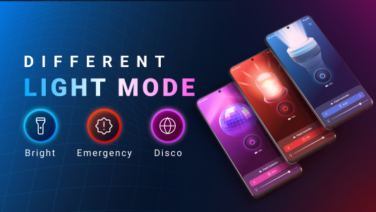 اسکرین شات 2 برنامه Flashlight App - LumiTorch