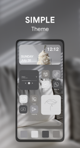 اسکرین شات 5 برنامه Themes, Widgets & Icon changer