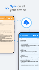 اسکرین شات 5 برنامه FlyNote - Notes, Notepad