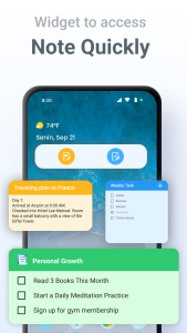 اسکرین شات 6 برنامه Notes, Notepad - FlyNote
