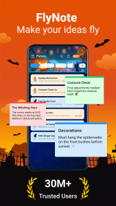 اسکرین شات 1 برنامه FlyNote - Notes, Notepad