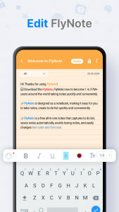 اسکرین شات برنامه FlyNote - Notes, Notepad 3