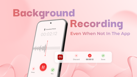 اسکرین شات 6 برنامه Voice Recorder - Voice memos