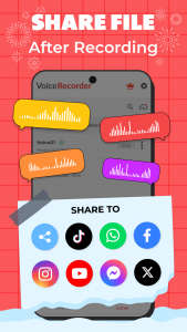 اسکرین شات برنامه Voice Recorder - Voice memos 7