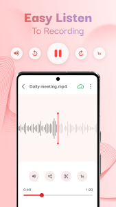اسکرین شات 4 برنامه Voice Recorder - Voice memos
