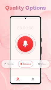 اسکرین شات 1 برنامه Voice Recorder - Voice memos
