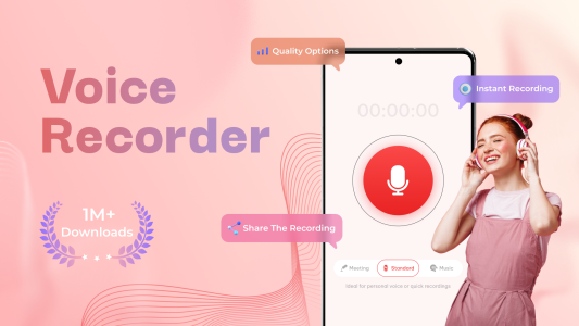 اسکرین شات 5 برنامه Voice Recorder - Voice memos
