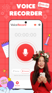 اسکرین شات برنامه Voice Recorder - Voice memos 1