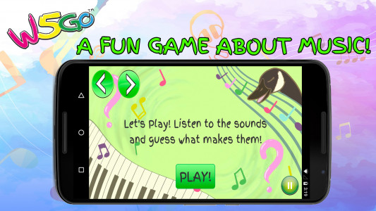 اسکرین شات بازی موسیقی برای کودکان توسط W5Go 1