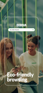 اسکرین شات 1 برنامه Ecosia: Search to plant trees