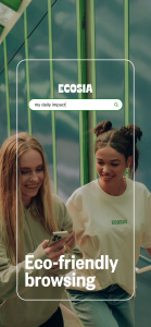 اسکرین شات 1 برنامه Ecosia: Search to plant trees