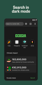 اسکرین شات برنامه Ecosia - Safe Internet Browser 7